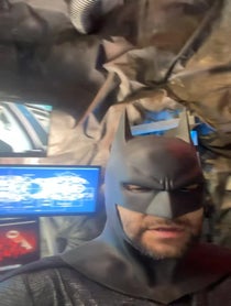 Poster for Birthday video from Batman Dark Knight