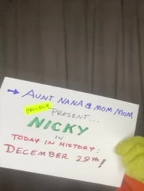 Poster for Birthday video from Rick Lyon