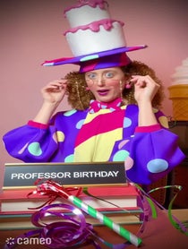 Poster for Intro video video from Professor Birthday