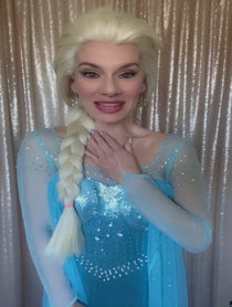 Poster for Pep Talk video from Elsa - singer - The Snow Queen