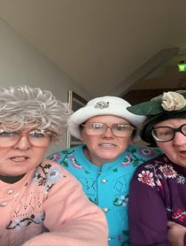 Poster for Birthday video from Fizzogs Dancing Grannies