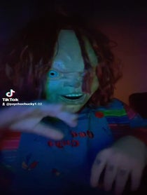 Poster for Birthday video from Chucky