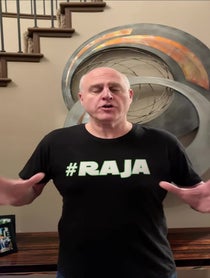 Poster for Pep Talk video from The Raja