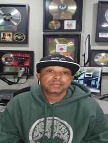 Poster for Birthday video from Money B of Digital Underground