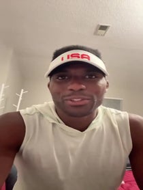 Poster for Birthday video from Kenny Bednarek