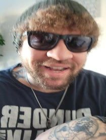 Poster for Birthday video from Guy with the hair