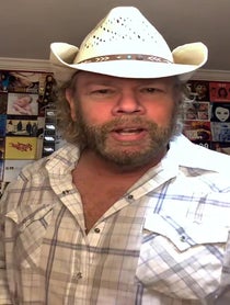 Poster for Birthday video from Mike as Toby Keith