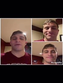 Poster for Birthday video from Y-Studs A Cappella