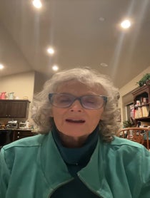 Poster for Birthday video from Karolyn Grimes
