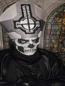 Poster for Pep Talk video from Papa Emeritus Secondo
