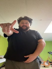 Poster for Birthday video from Fat Man