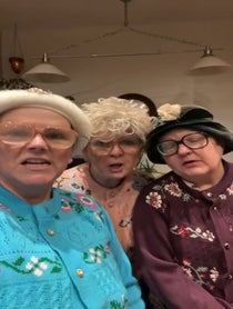 Poster for Valentine's Day video from Fizzogs Dancing Grannies