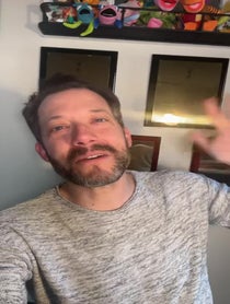 Poster for Pep Talk video from John Tartaglia