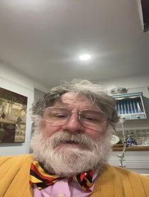 Poster for Birthday video from Professor Tim Wilson