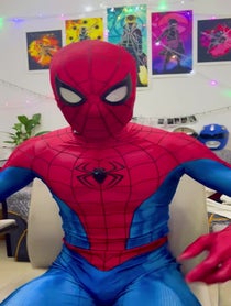 Poster for Birthday video from Spiderman