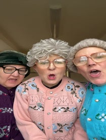 Poster for Birthday video from Fizzogs Dancing Grannies
