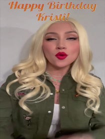 Poster for Birthday video from Gwen Stefani Tribute Artist