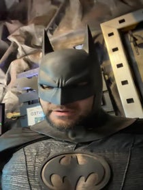Poster for Birthday video from Batman Dark Knight