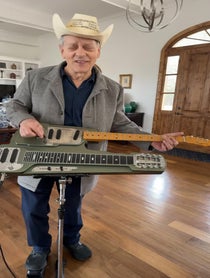Poster for Birthday video from Junior Brown