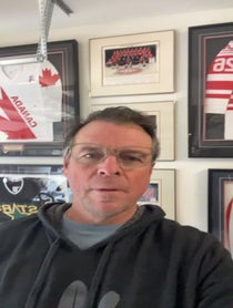 Poster for Birthday video from Russ Courtnall