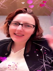 Poster for Birthday video from Caitlin Glass