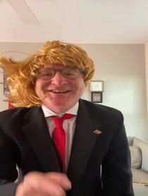 Poster for Valentine's Day video from Donald Trump Impersonator