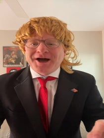 Poster for Valentine's Day video from Donald Trump Impersonator