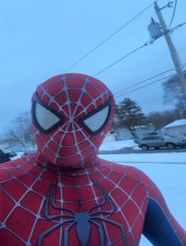 Poster for Birthday video from Spider-Man