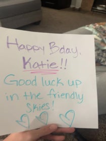 Poster for Birthday video from Wobbly Hannah
