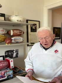 Poster for Birthday video from Marv Levy