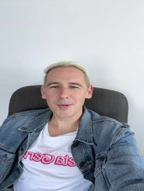 Poster for Birthday video from Ryan Gosling Lookalike