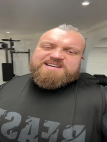 Poster for Birthday video from Eddie Hall