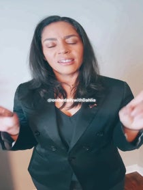 Poster for Birthday video from Dahlia