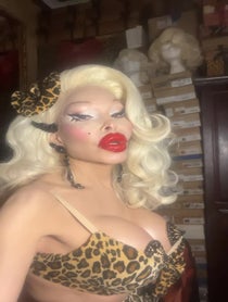 Poster for Birthday video from Amanda Lepore