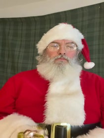 Poster for Pep Talk video from Canadian Santa Claus