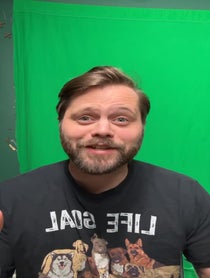 Poster for Birthday video from Washington Post TikTok Guy (Dave Jorgenson)