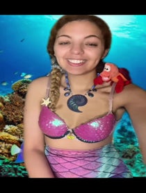 Poster for Birthday video from Mermaid Aqua