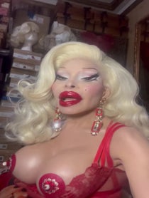 Poster for Birthday video from Amanda Lepore