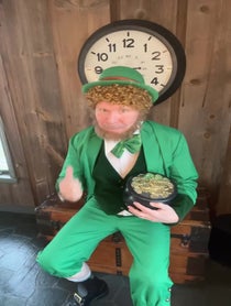 Poster for Birthday video from Leprechaun - Paddy O’Malley - St Patricks Day