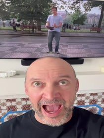 Poster for Birthday video from J.P. Manoux