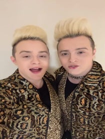 Poster for Birthday video from Jedward