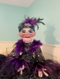 Poster for Birthday video from Madame the Puppet