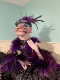 Poster for Birthday video from Madame the Puppet