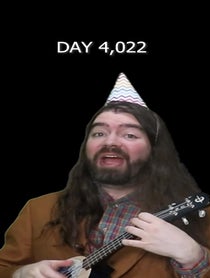 Poster for Birthday video from Soupy Garbage Juice
