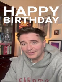 Poster for Birthday video from Jarlath Regan