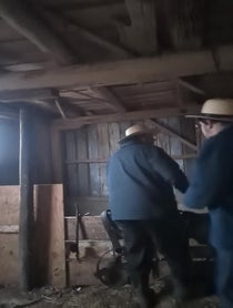 Poster for Birthday video from The Amish Assassins
