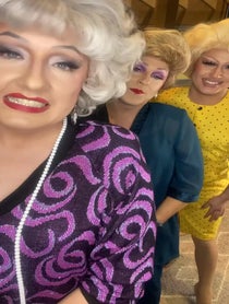 Poster for Birthday video from The Golden Gays