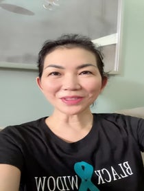 Poster for Birthday video from Jeanette Lee “The Black Widow”