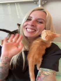Poster for Birthday video from Kitten Lady