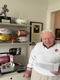 Poster for Pep Talk video from Marv Levy